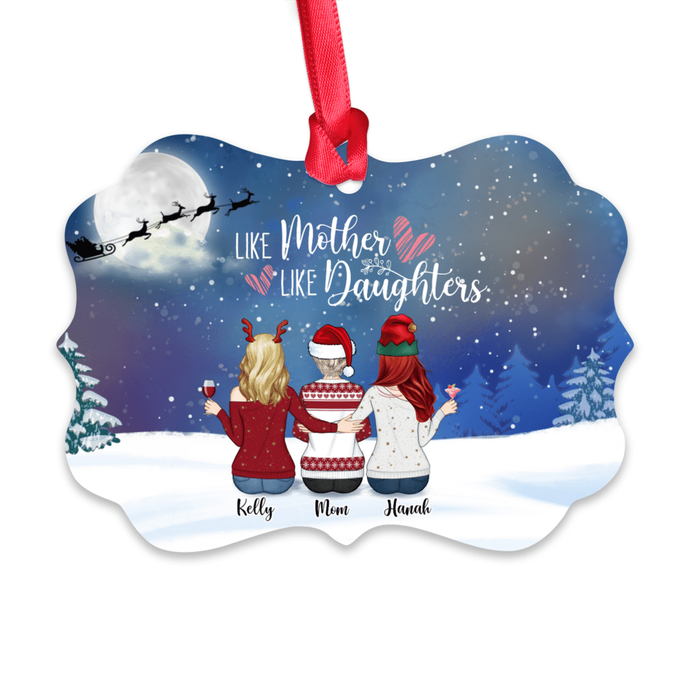 Personalized Christmas Ornament - Like Mother Like Daughter