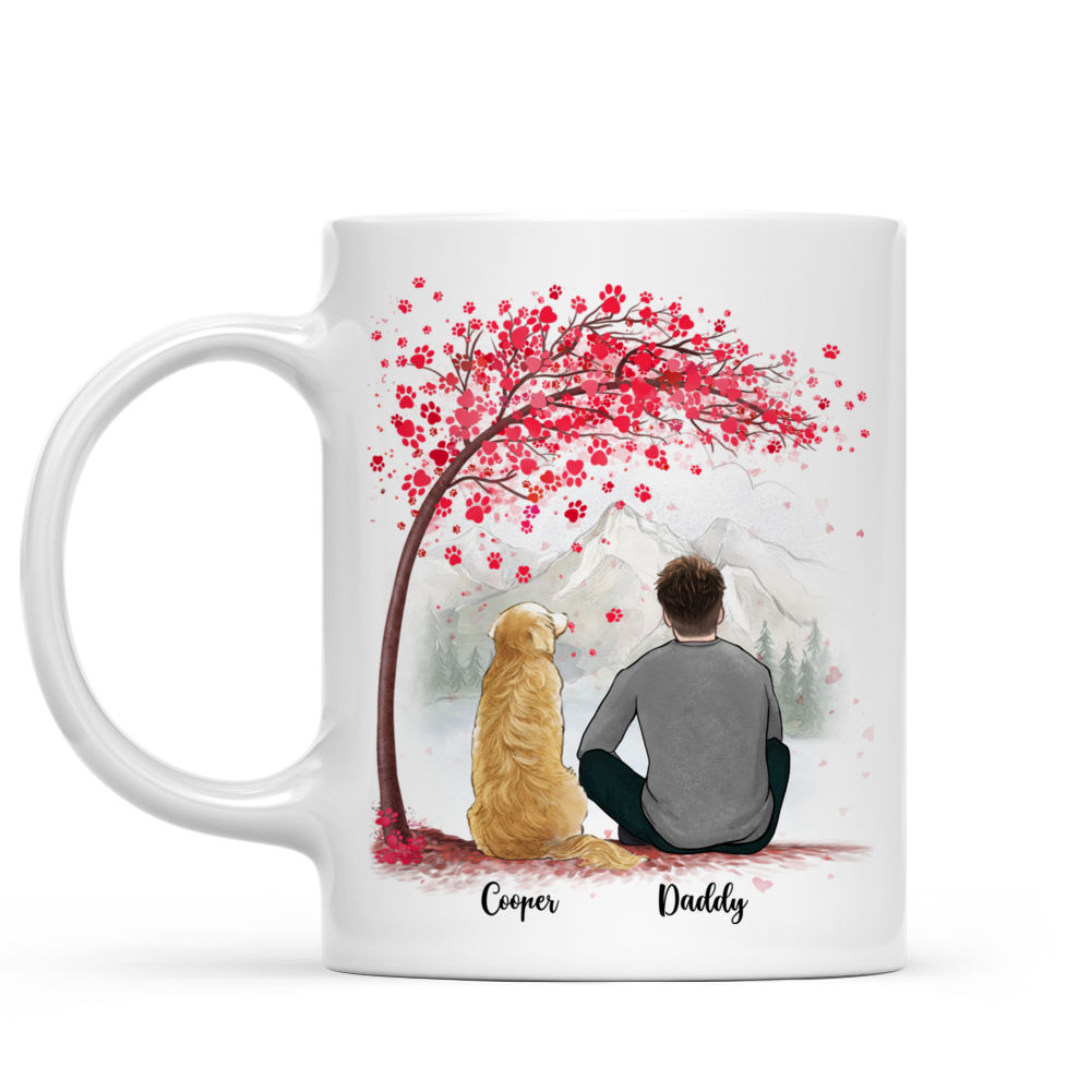 Personalized Mug - Man and Dogs - Life Is Better With A Dog (5443)_1