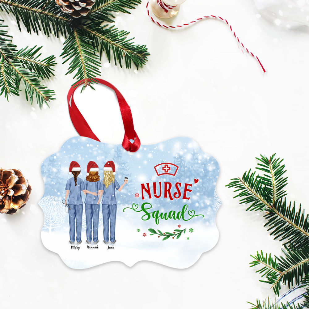 Personalized Ornament - Nurse Ornament - Up to 5 Nurses - Nurse Squad_2