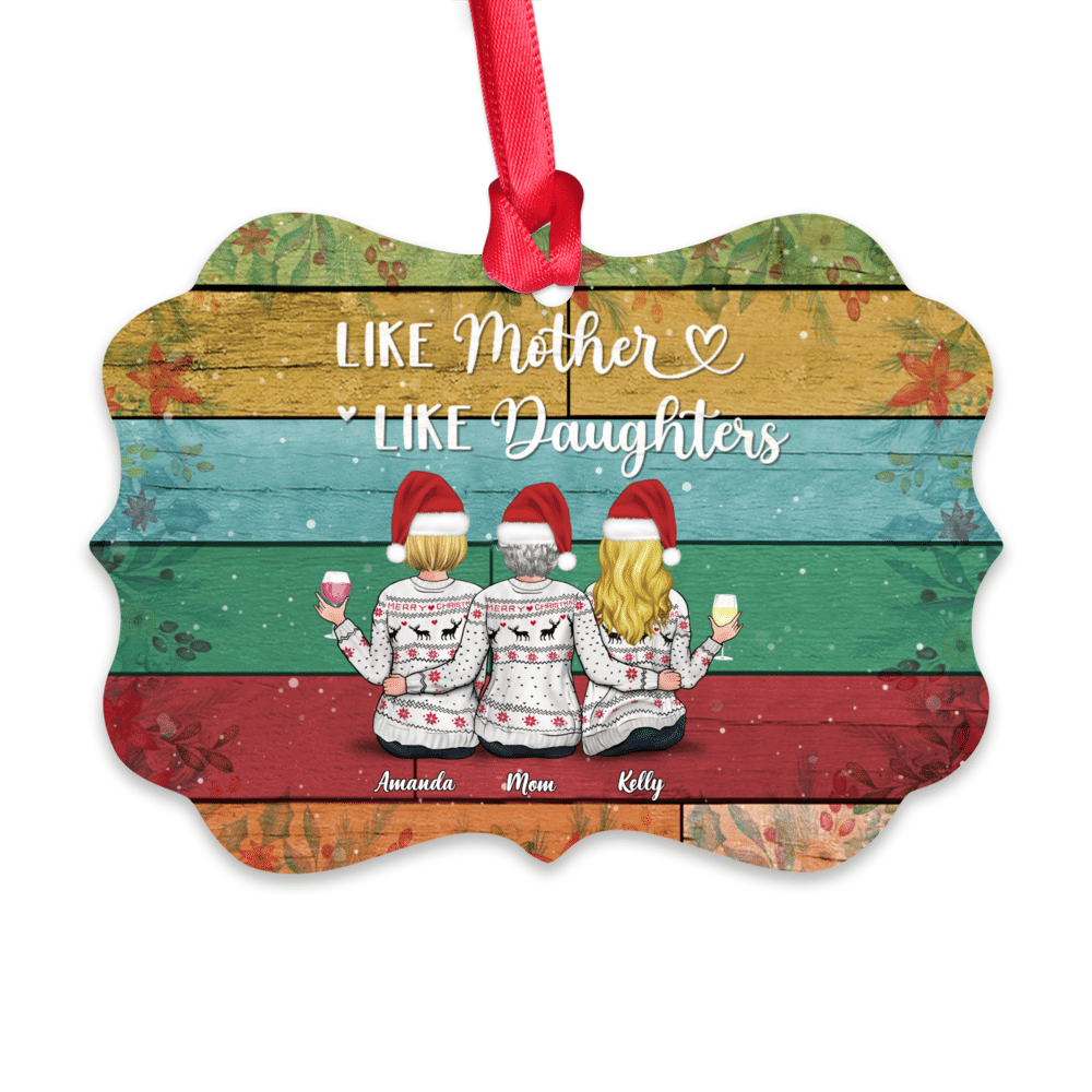 Personalized Ornament - Xmas Ornament - Like Mother Like Daughters (v2)_1