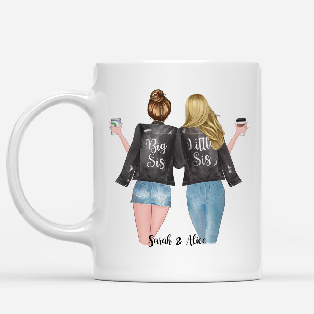 Personalized Mug - A Sister is God's Way of Make Sure We Never Walk Alone_1