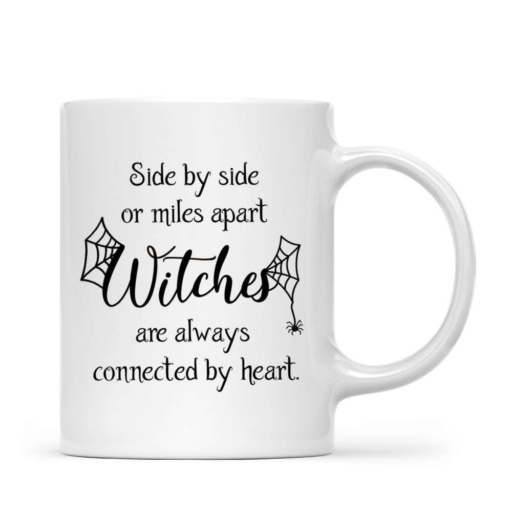 Personalized Halloween Mug - Witches are Always Connected by Heart_2