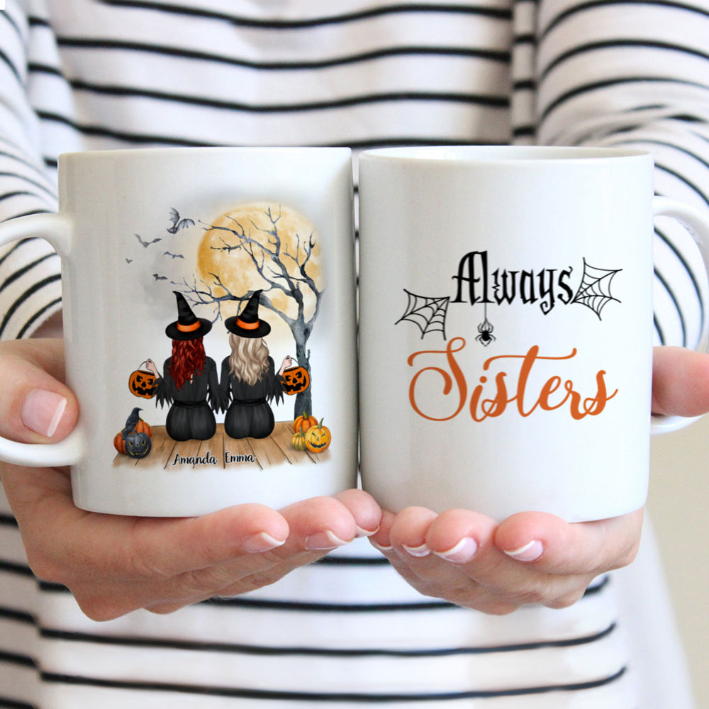 Personalized Witch Mug - Always Sister (N) Custom Mug | Gossby