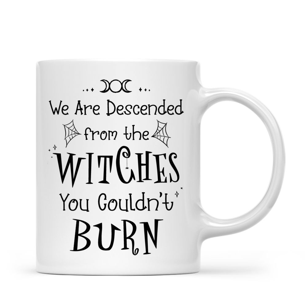 Personalized Mug - We Are Descended From The Witches You Couldn't Burn_2