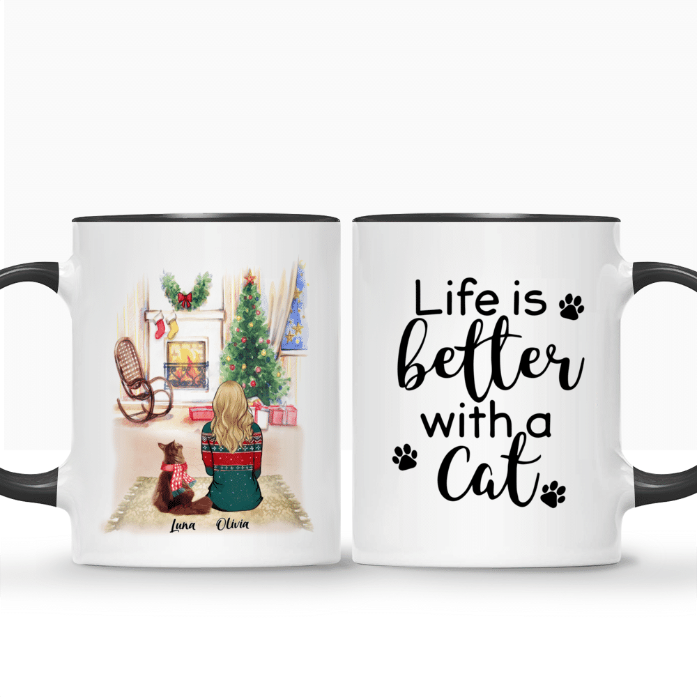 Mug con gatto - Life is better with a cat