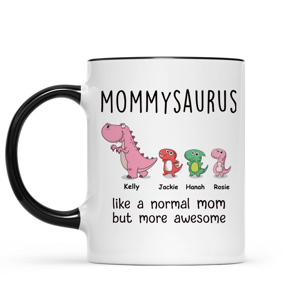 Mom Mamasaurus more awesome Funny Personalized Mug - Vista Stars -  Personalized gifts for the loved ones