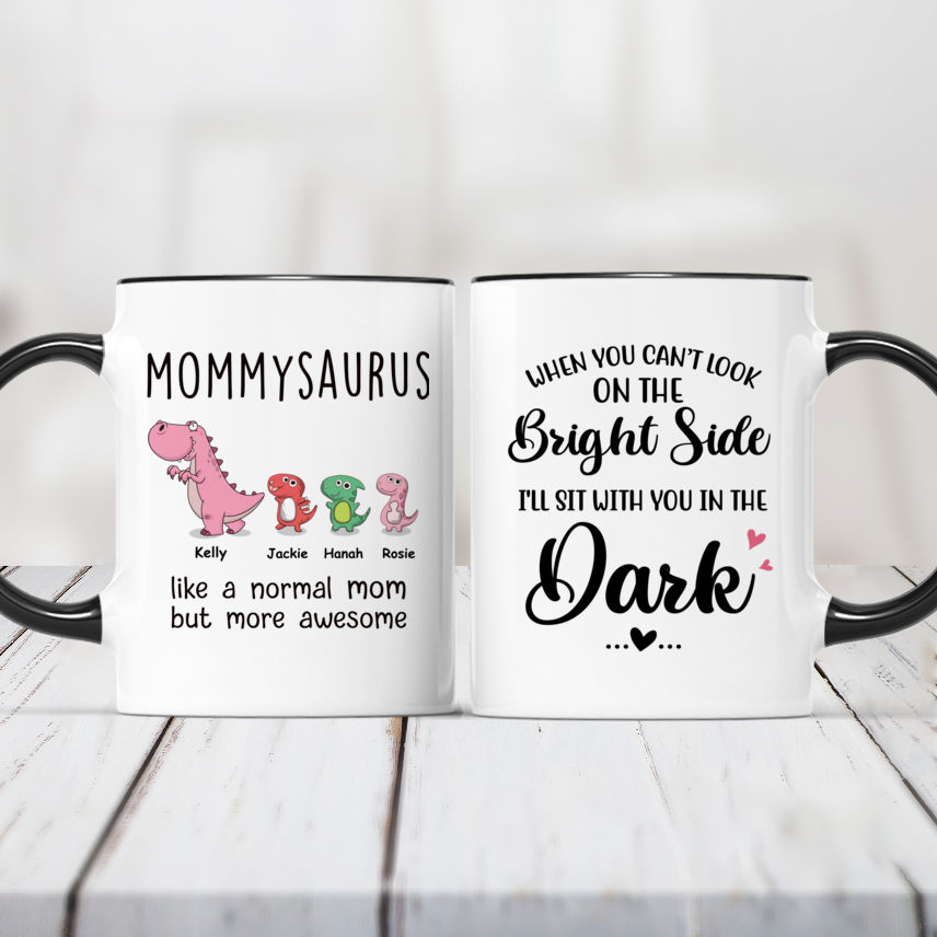 Mamasaurus More RoarSome Mom Funny Personalized Mug - Vista Stars -  Personalized gifts for the loved ones