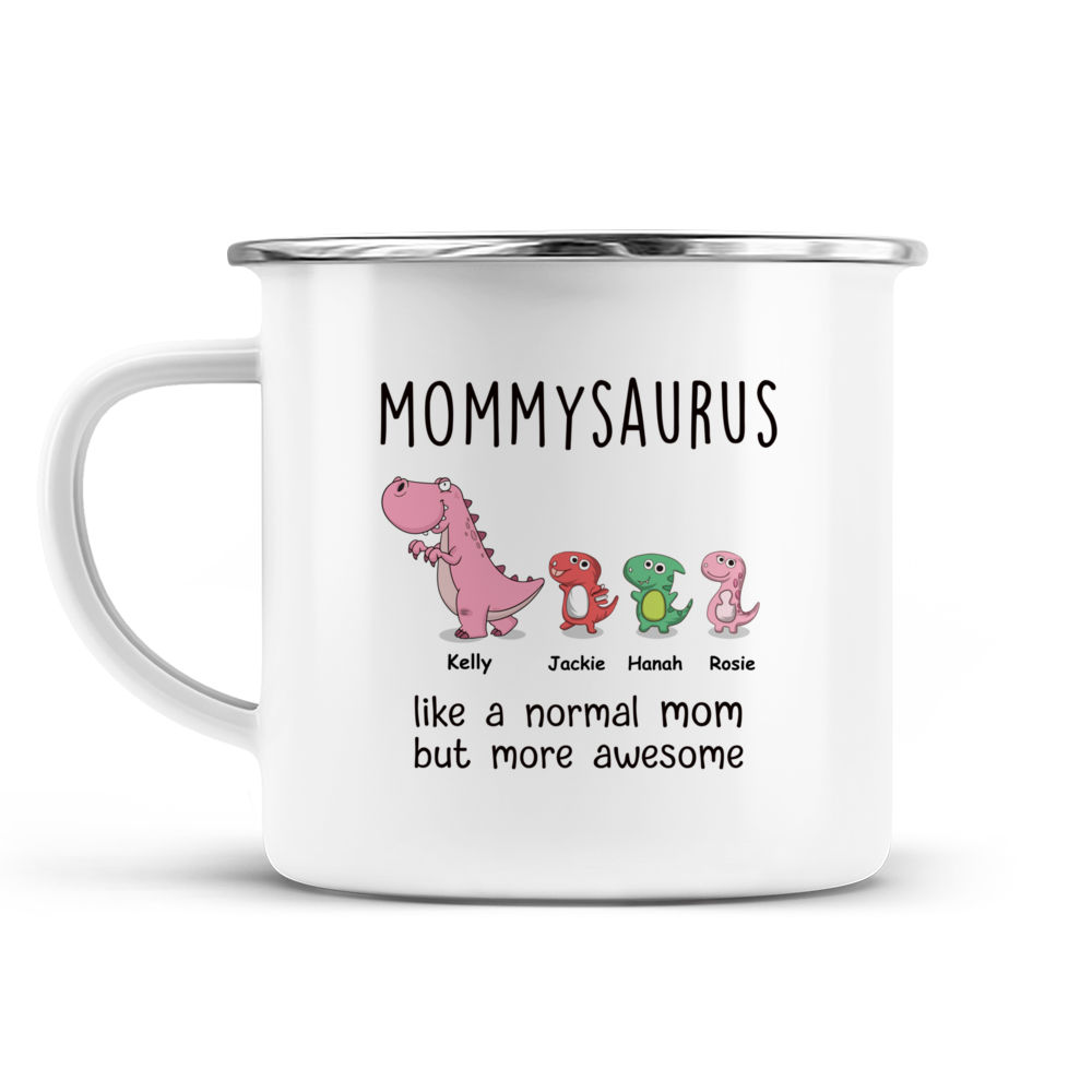 Personalized Mamasaurus And Kids Coffee Mug, Mimisaurus Mug, Dinosaur Lover  Gifts, Mother's Day Mug - Mugs, Facebook Marketplace