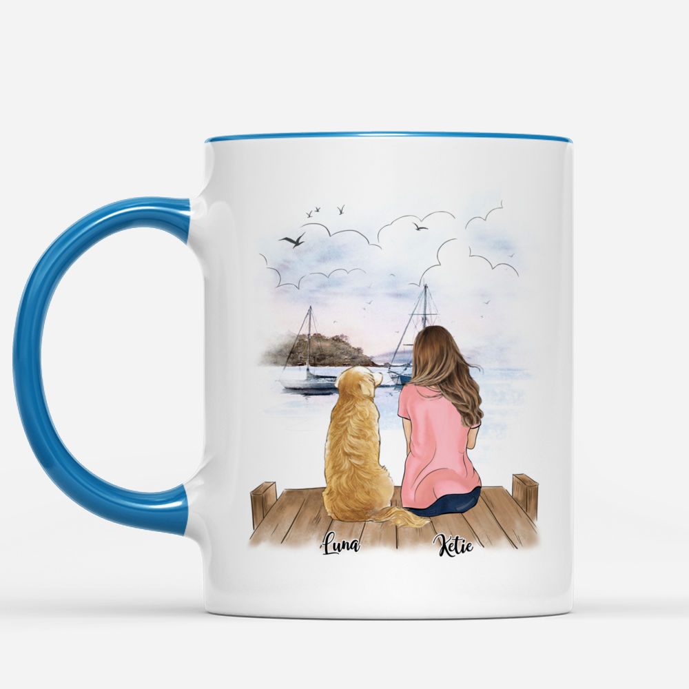 Girl and hotsell dog mug