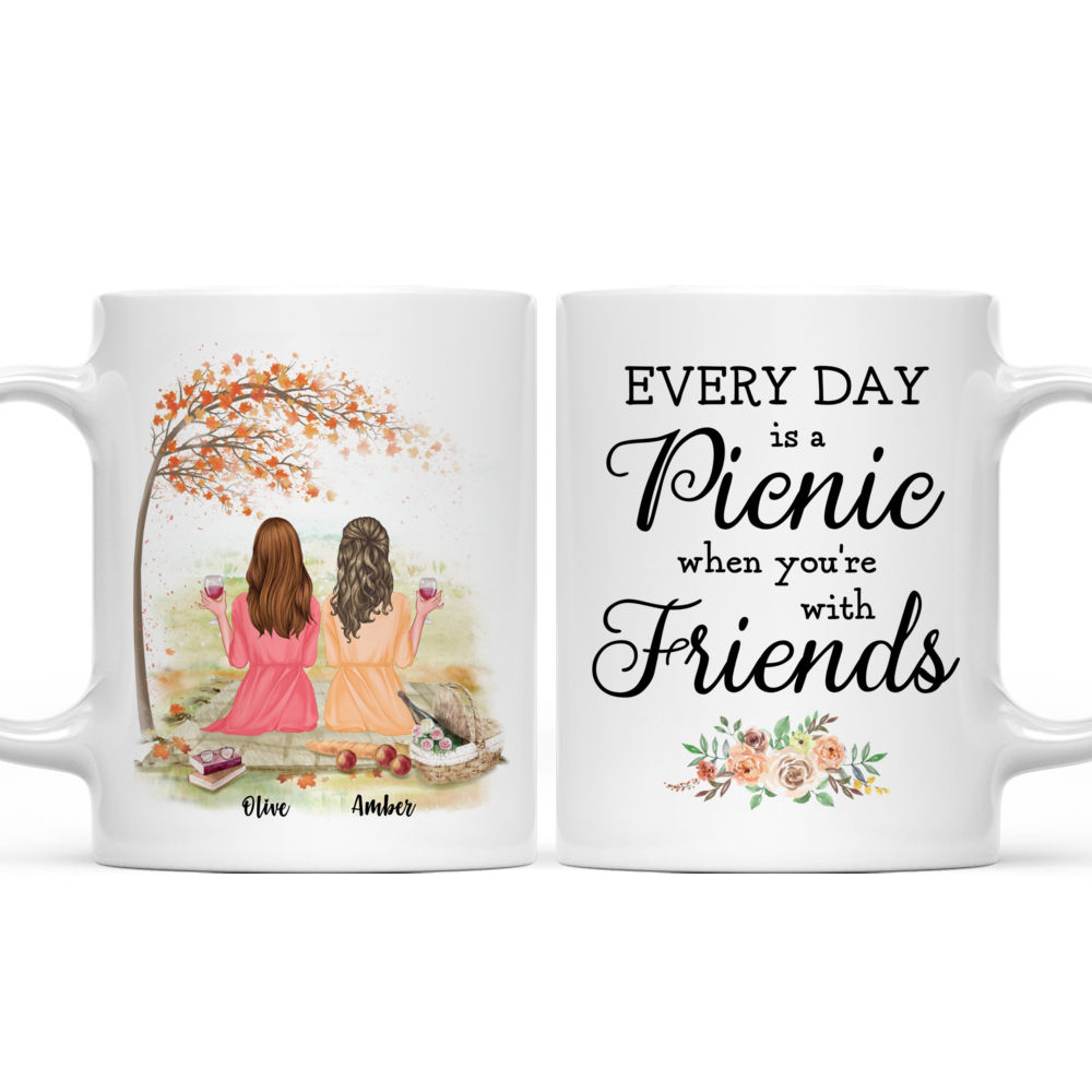 Personalized Mug - Picnic Time - Everyday is A Picnic When You're With Friends_3