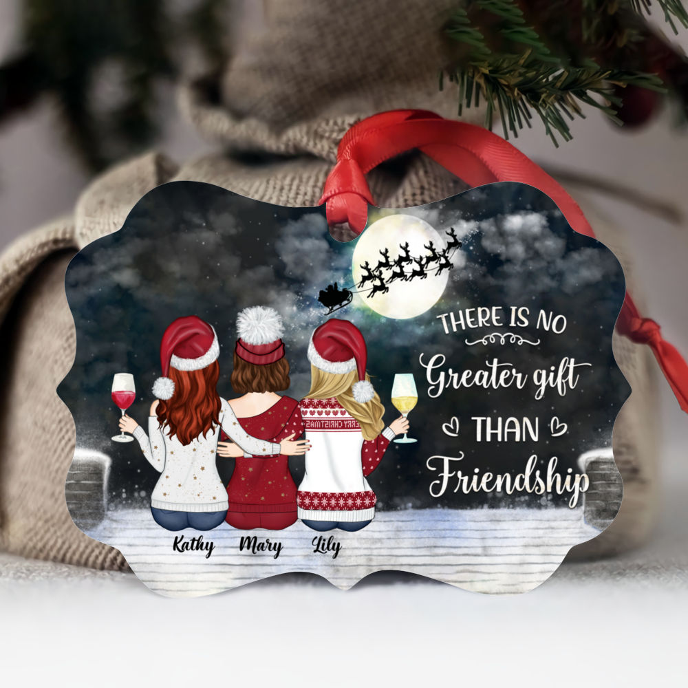 Personalized Friends Are The Best Presents Christmas Ornament