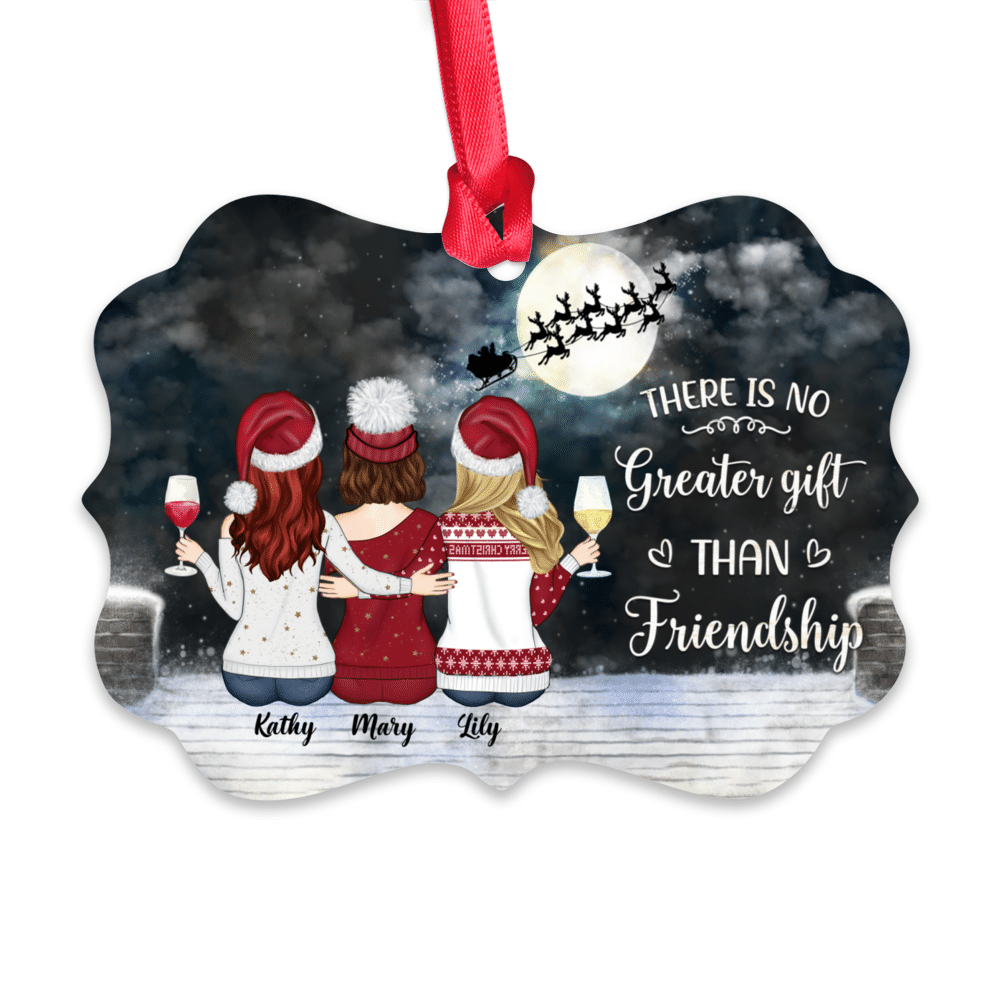 Personalized Christmas Ornament - There Is No Greater Gift Than Friendship (N)_1