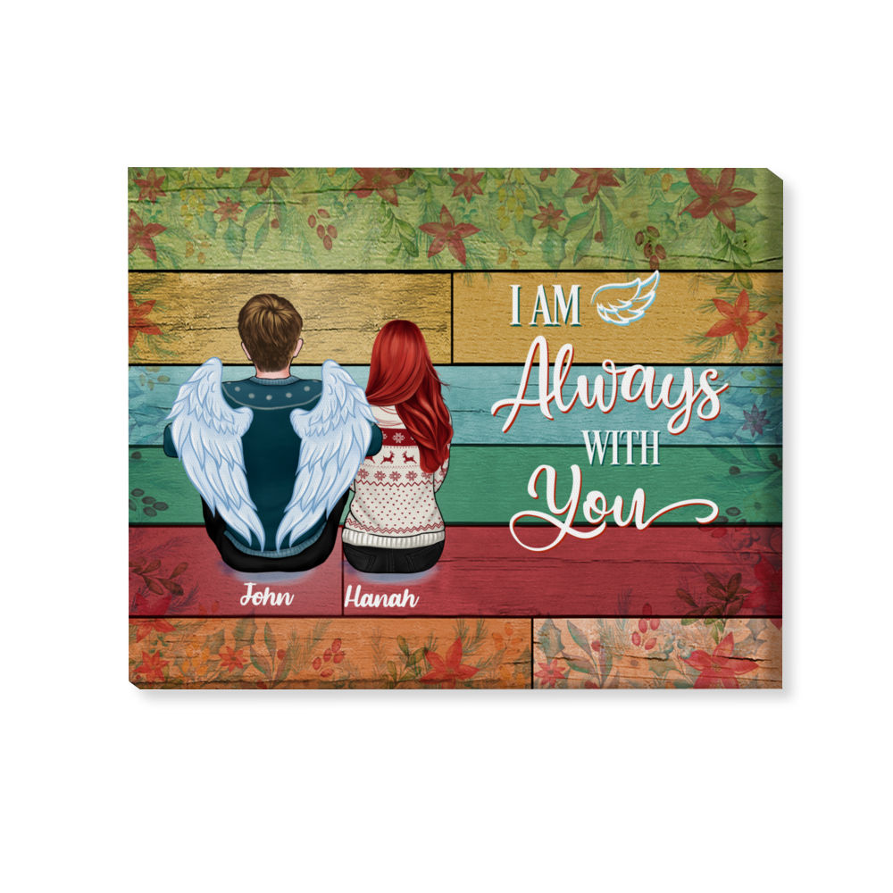 Personalized Wrapped Canvas - Memorial Canvas - I'm always with you_1