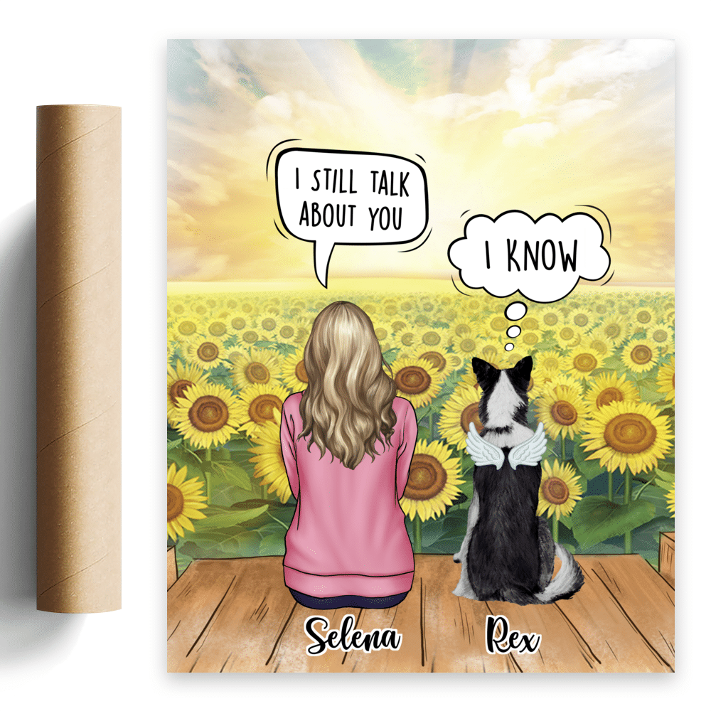 Dogs - I Still Talk About You Option BG (5998/WV1) - Personalized Poster_1