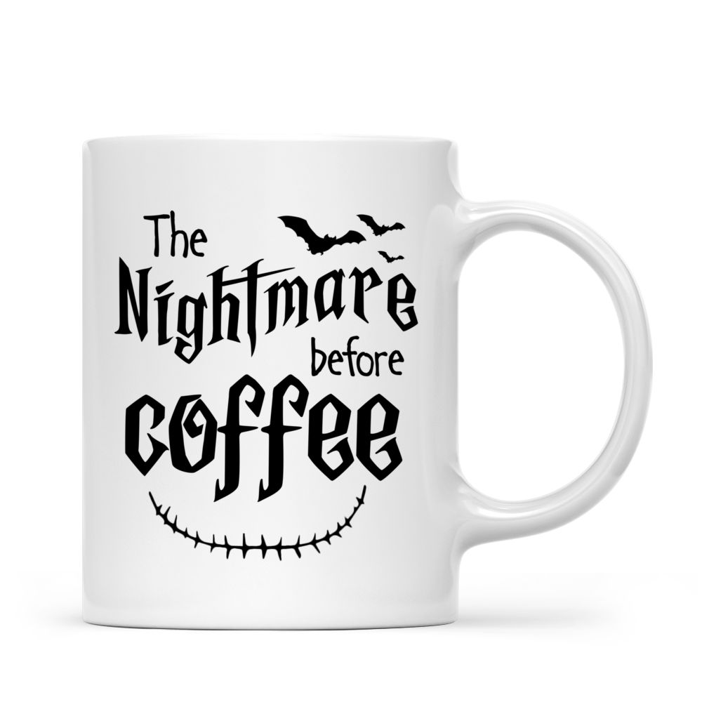 Personalized Mug - Halloween Party - The Nightmare Before Coffee_2