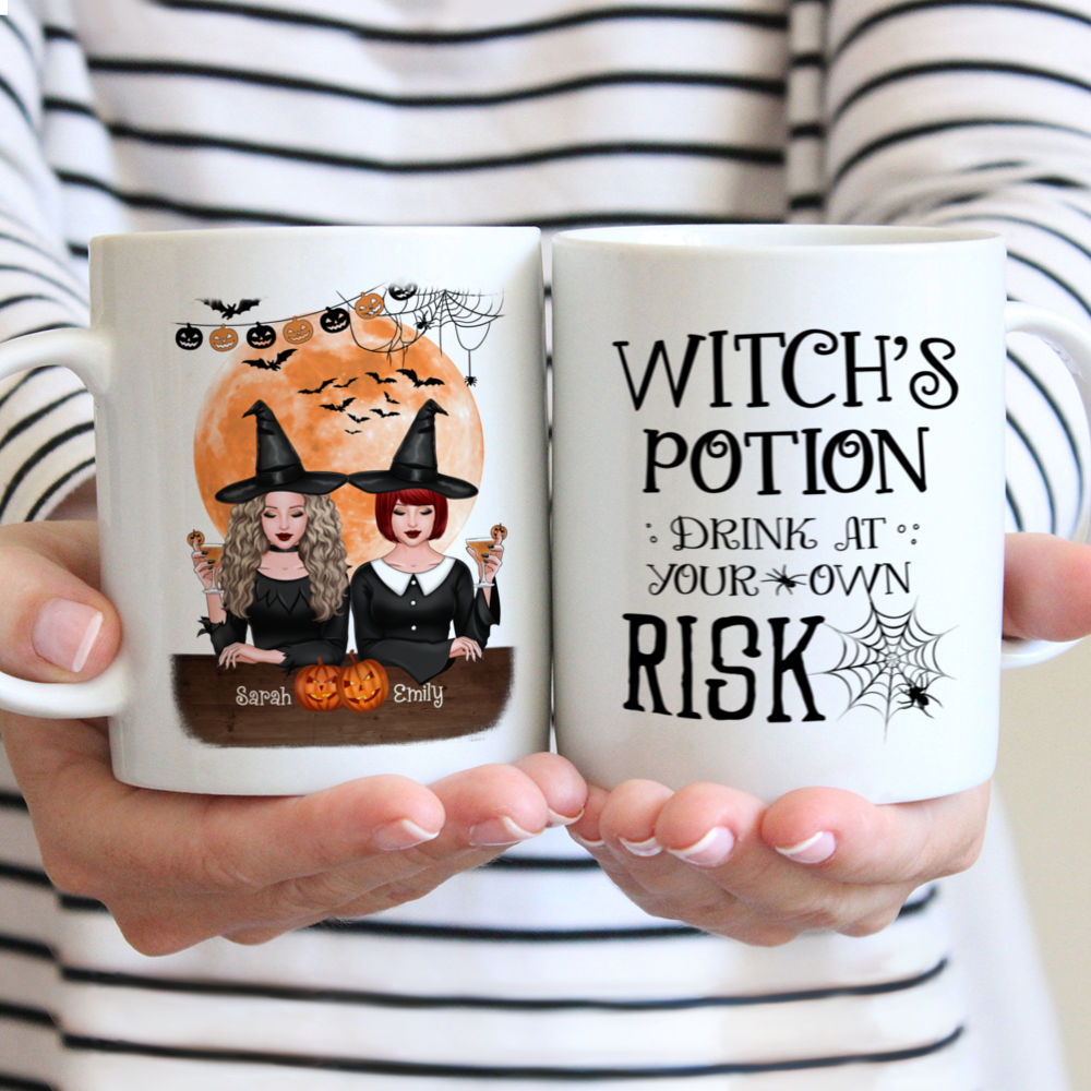 Halloween Party - Witch's Potion Drink At Your Own Risk - Personalized Mug