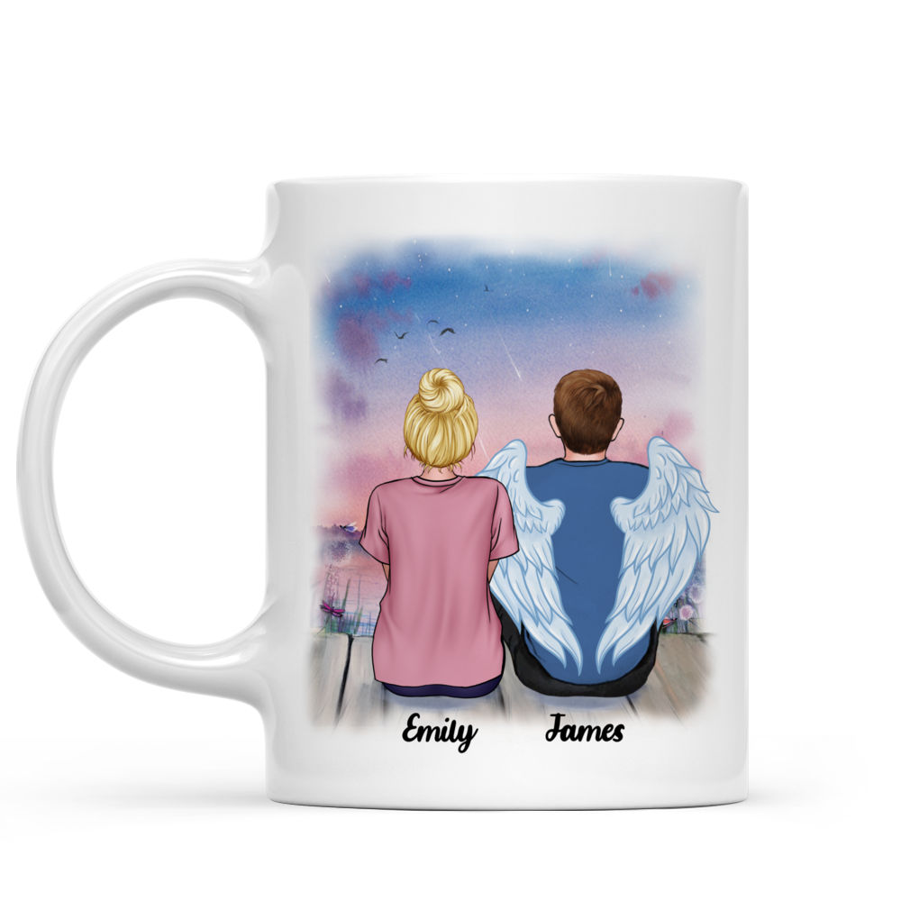 Personalized Mug - Memorial Mug - Sunset v3 - I am always with you_1