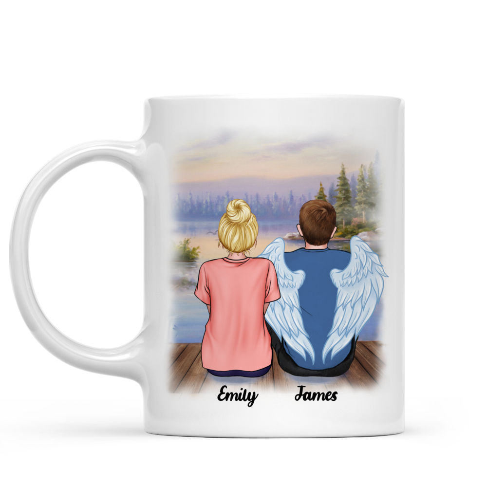 Personalized Mug - Memorial Mug - Sunset v4 - I am always with you_1