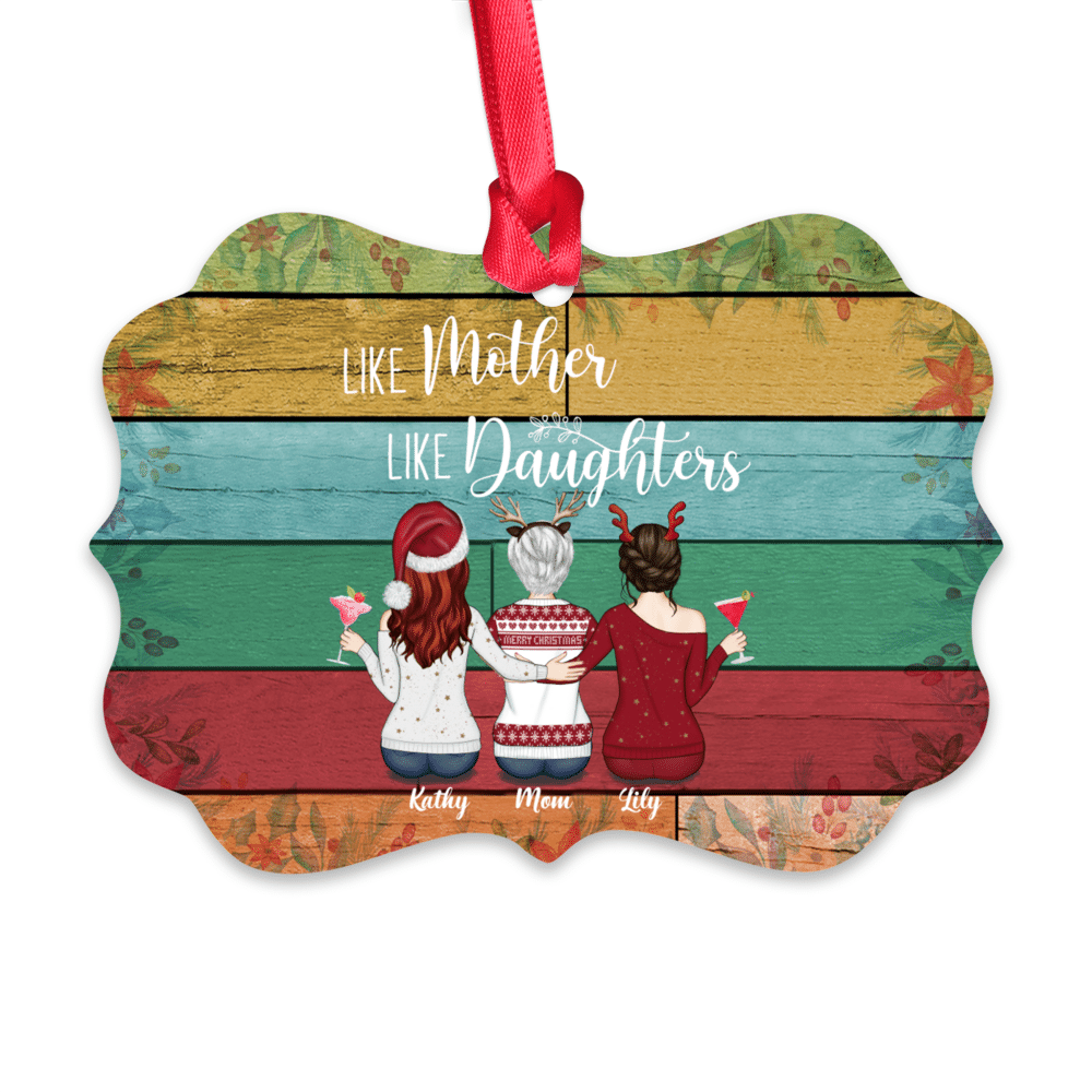 Personalized Christmas Ornament - Like Mother Like Daughters (N)_1