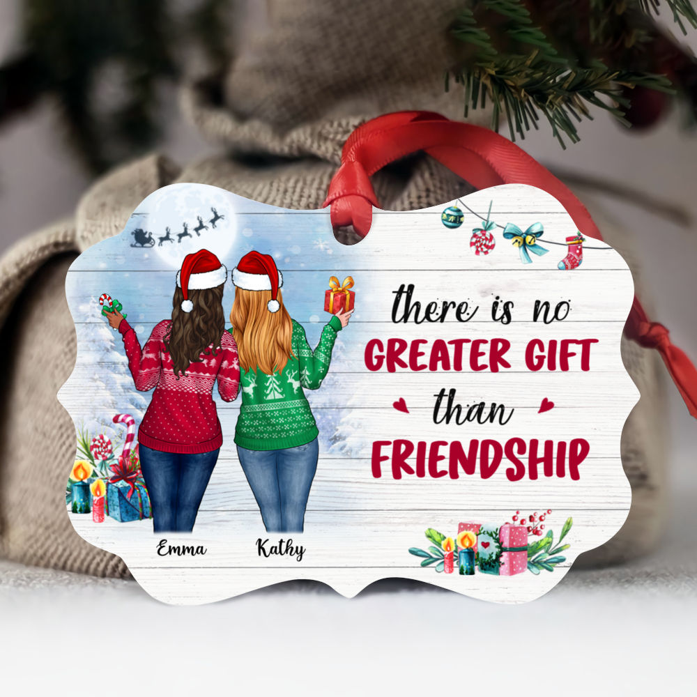 Personalized Christmas Ornaments - There is No Greater Gift than Friendship