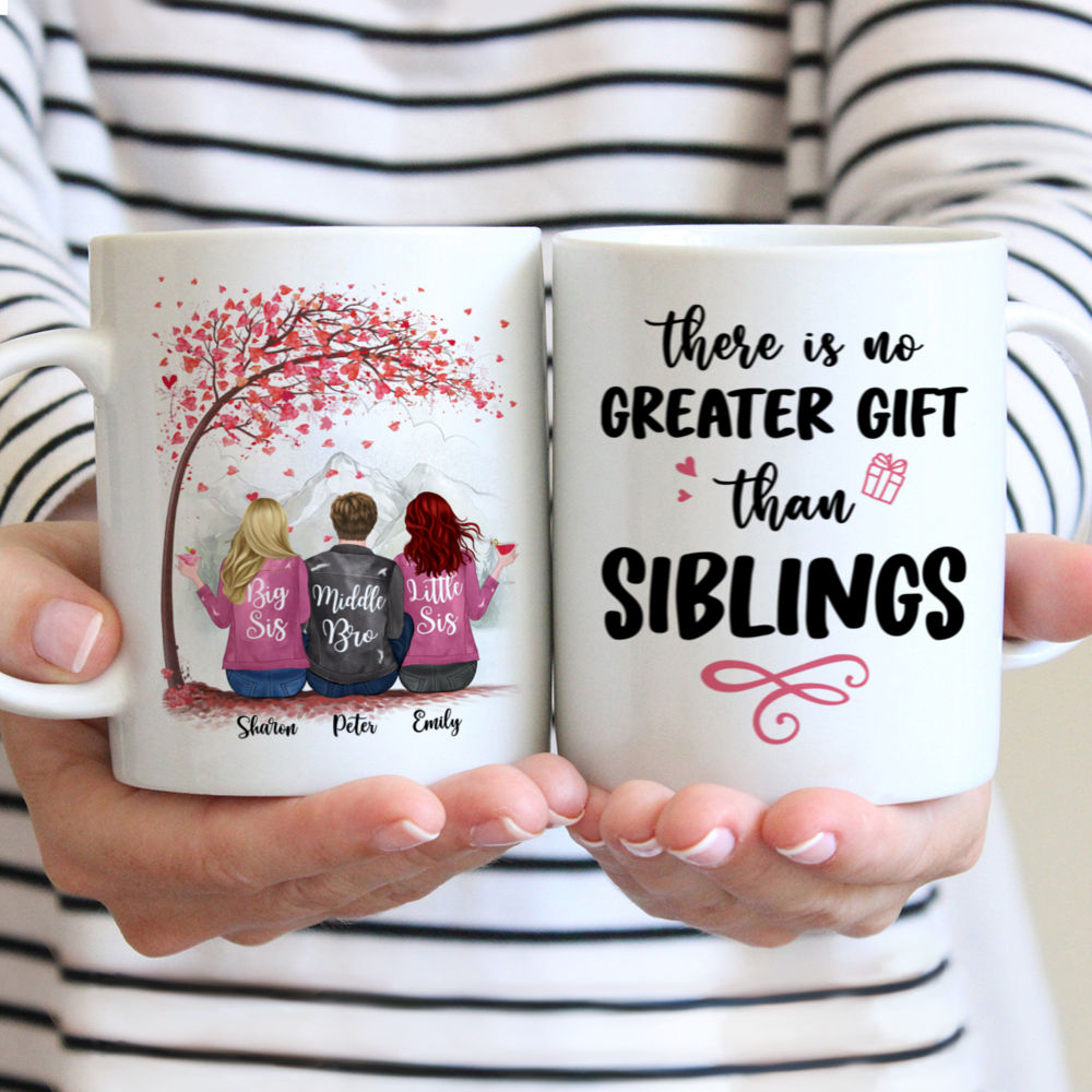 Personalized Mug - There Is No Greater Gift Than Siblings (Ver 2) (6071)