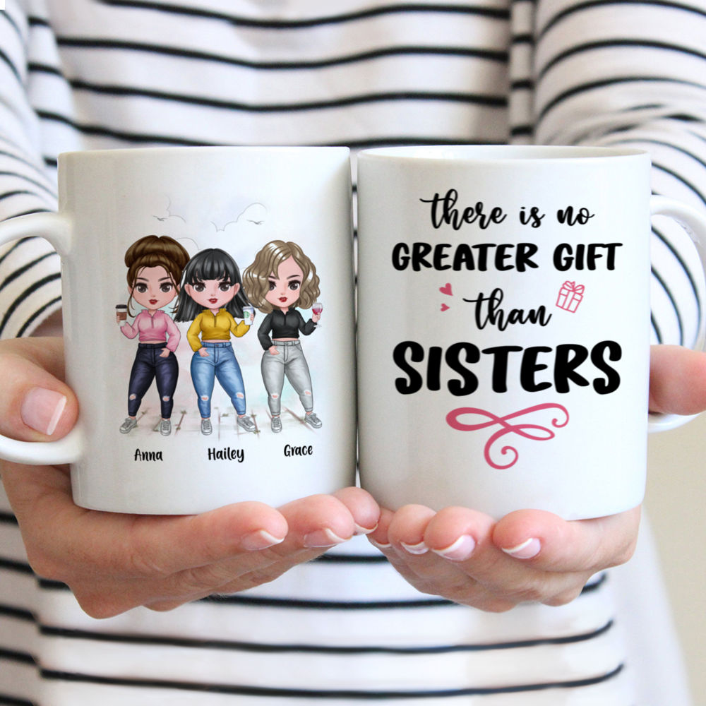 Personalized Sister Mug - There Is No Greater Gift Than Sisters (6345)_1
