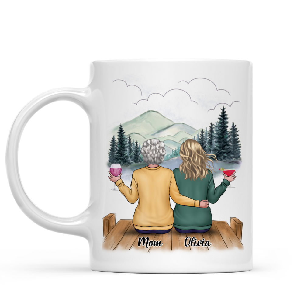 Personalized Mug - I Would Fight A Bear For You Daughter (Lake)_1