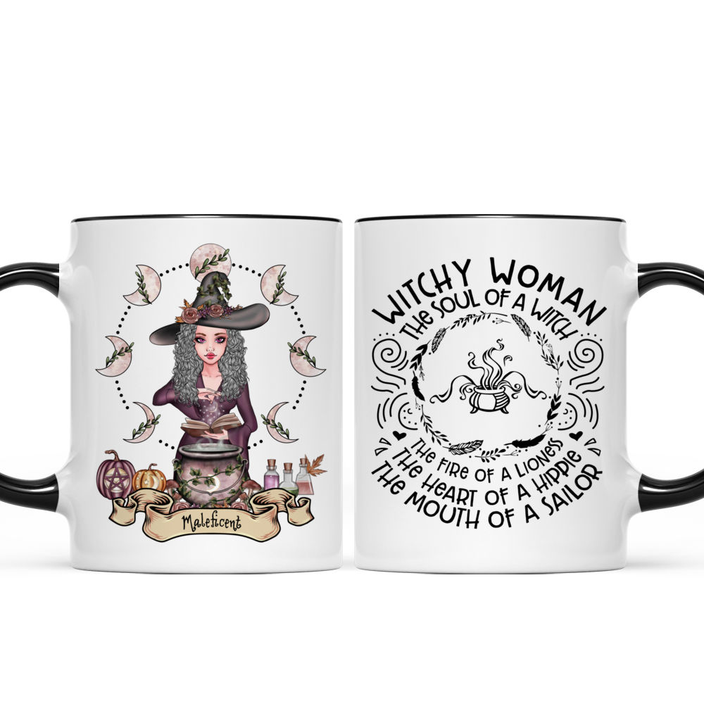 The Soul Of A Witch - Personalized Tumbler Cup - Gift For Hippies