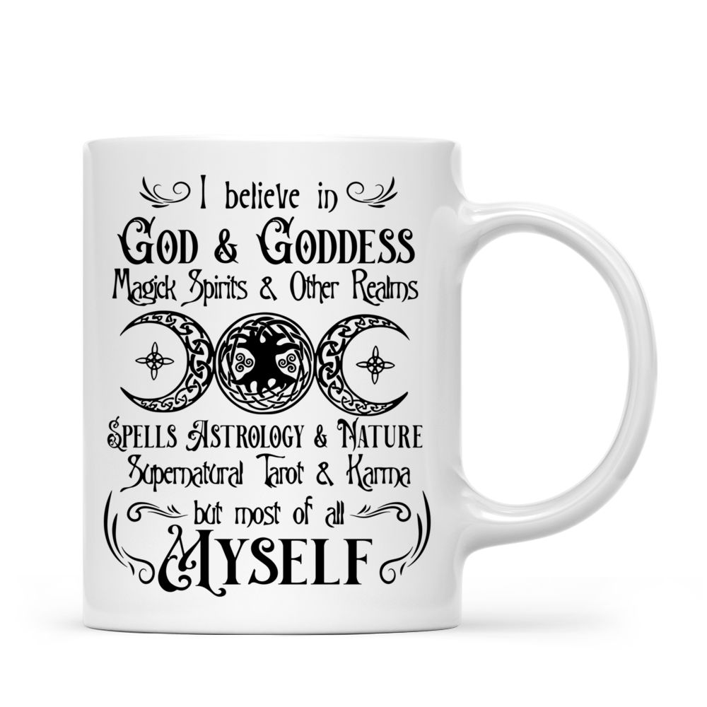 Personalized Halloween Mug - I Believe In God And Goddess Magick Spirits..._2