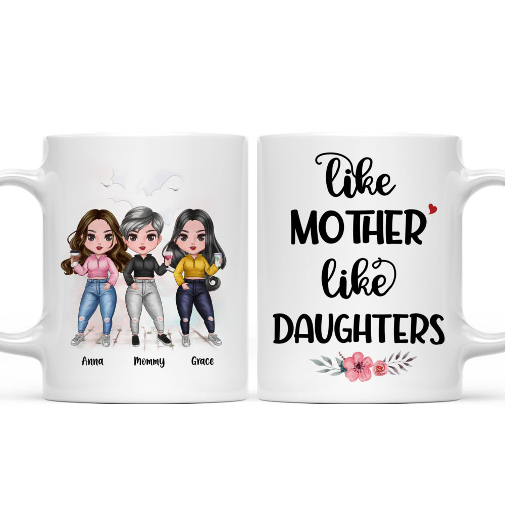 Personalized Mug - Mother & Daughters - Like Mother Like Daughters (6442)_4