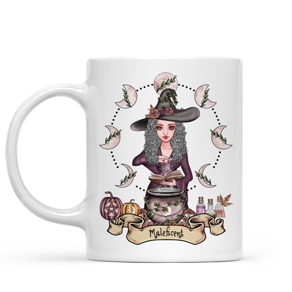 Personalized Mug - Witch - October Girl The Soul Of A Witch The Fire Of A Lioness The Heart Of A Hippie The Mouth Of A Sailor (6427)_1