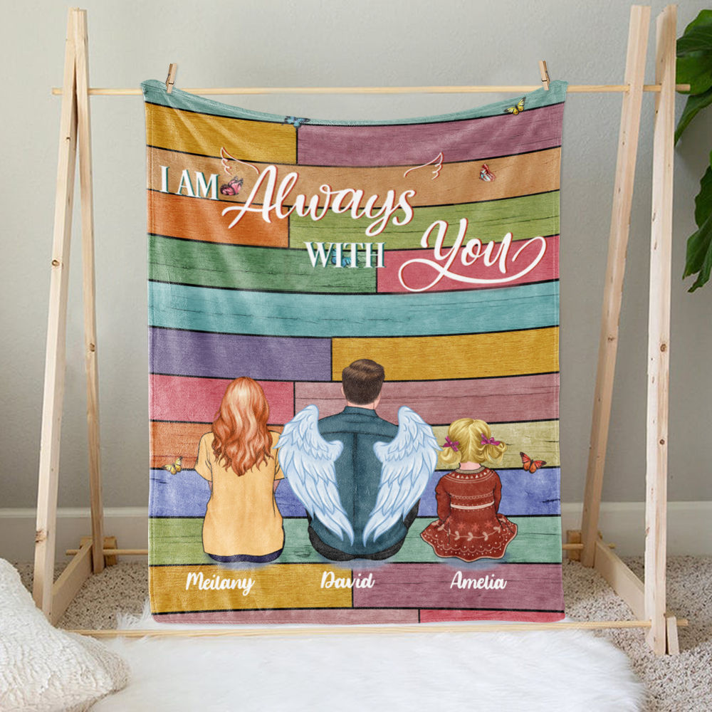 Personalized Blanket - Up to 5 people - I am always with you (Blanket)_1