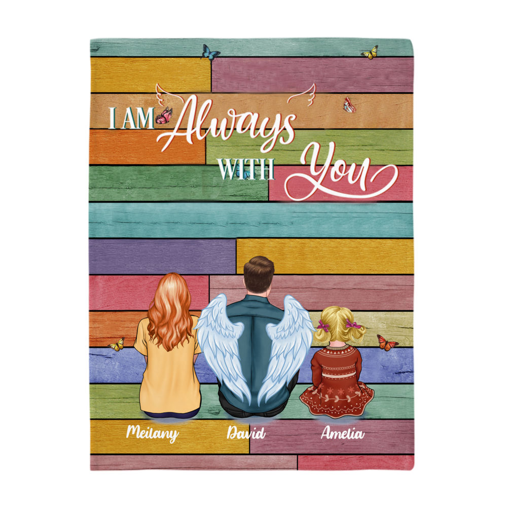 Personalized Blanket - Up to 5 people - I am always with you (Blanket)_2