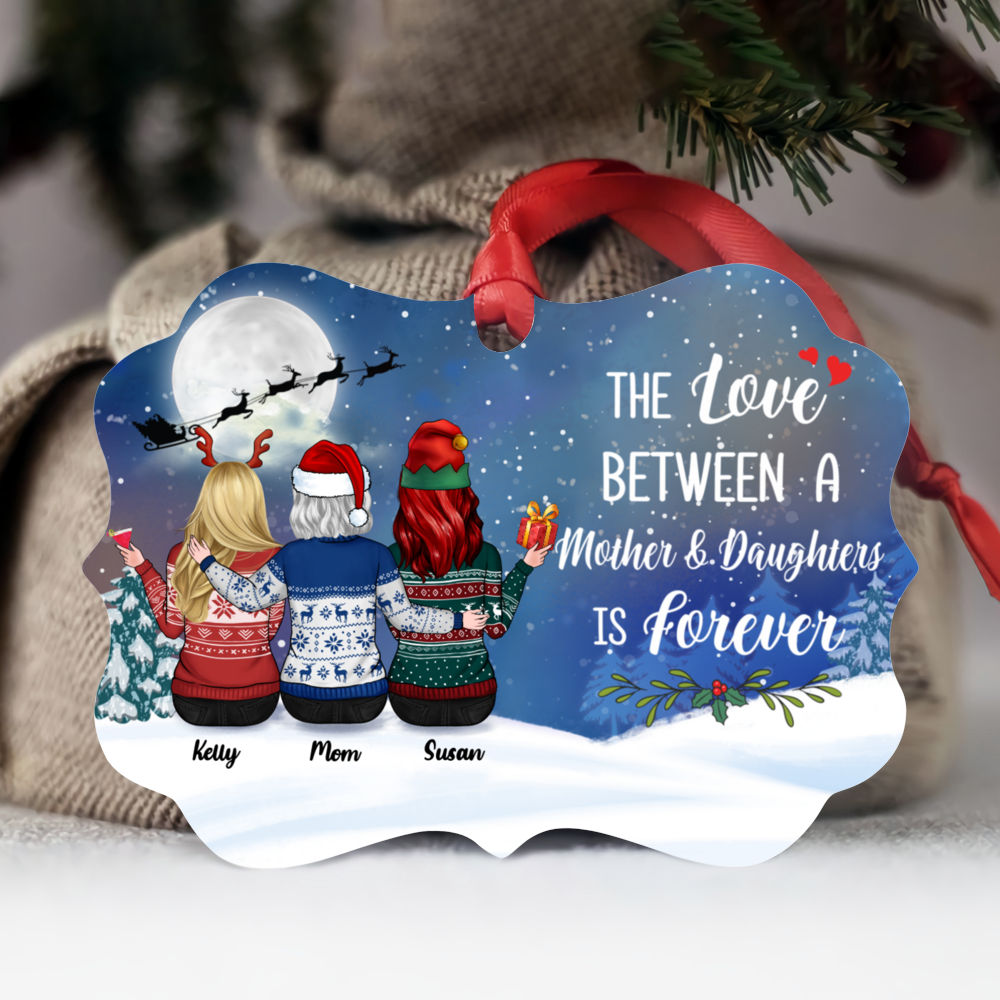 Love My Mom Ornament, Mothers Day Gift from Son, Personalized Gift