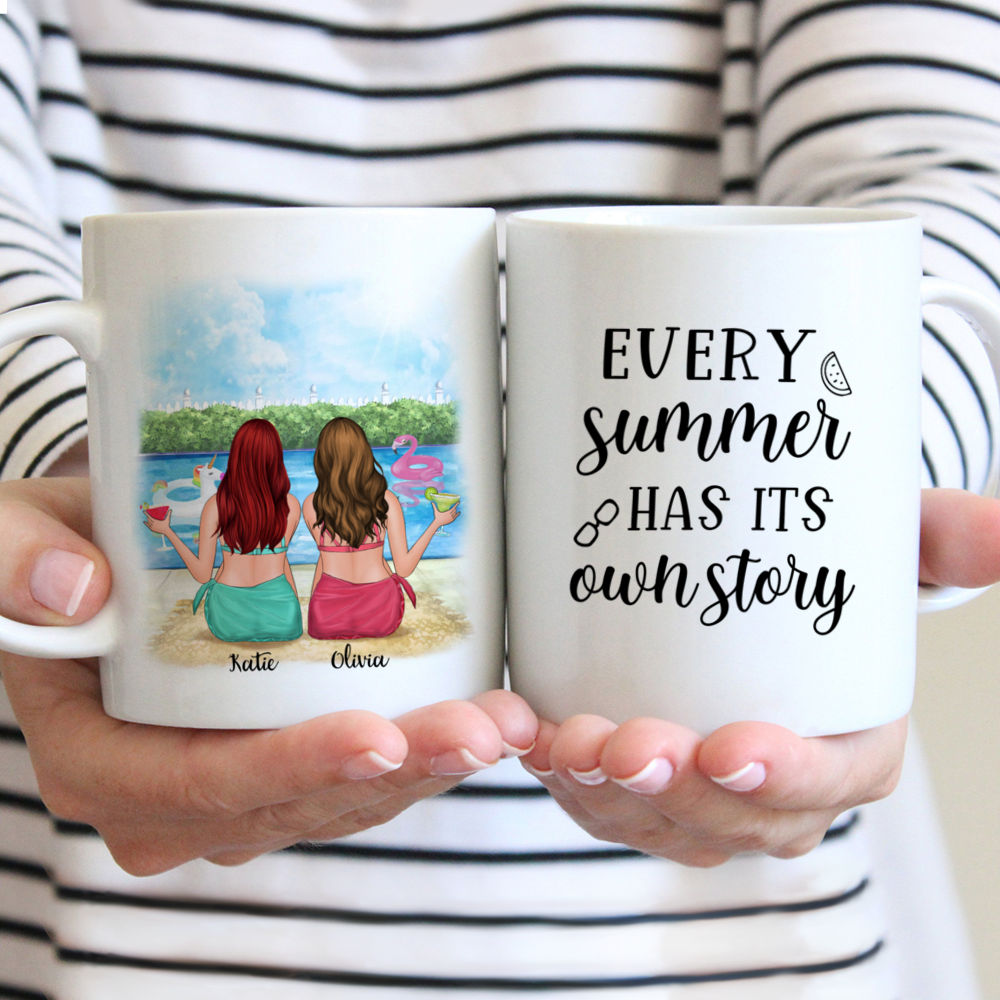 Personalized Mug - Pool Girls - Every Summer Has its Own Story