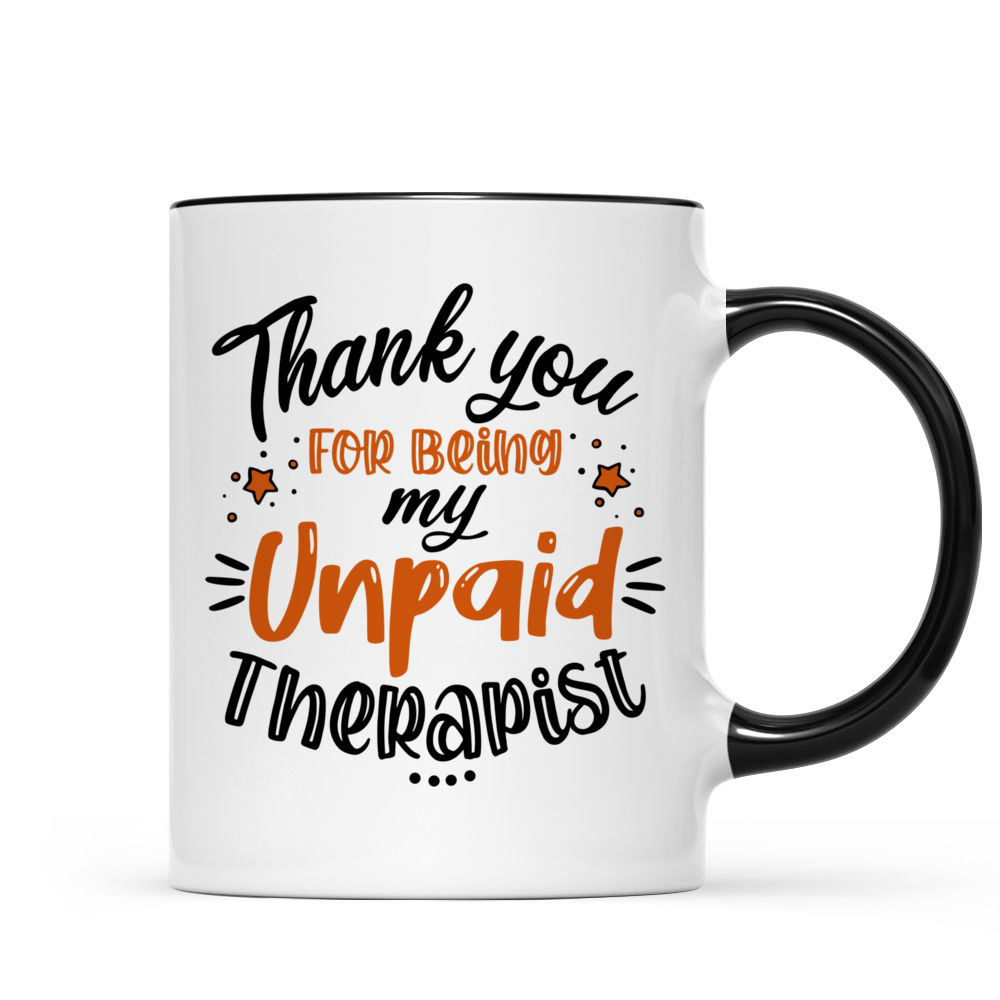 Thanks For Being My Unpaid Therapist - Bestie Personalized Custom Glas -  Pawfect House ™