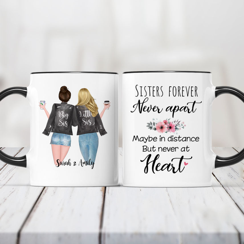 Big Sis Lil Sis I'll Be There For You - Personalized Tumbler Cup