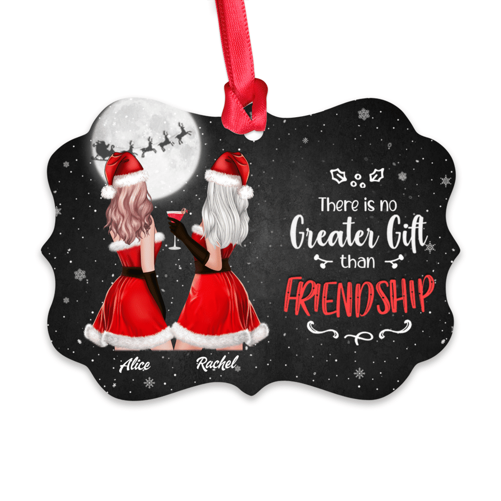 Customized Christmas Ornament - There Is No Greater Gift Than Friendship_2