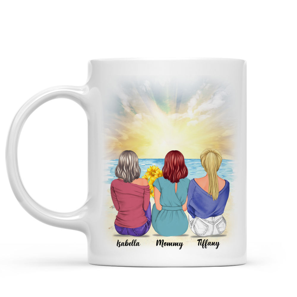 Personalized Mug - The Love Between a Mother & Daughters is Forever_1