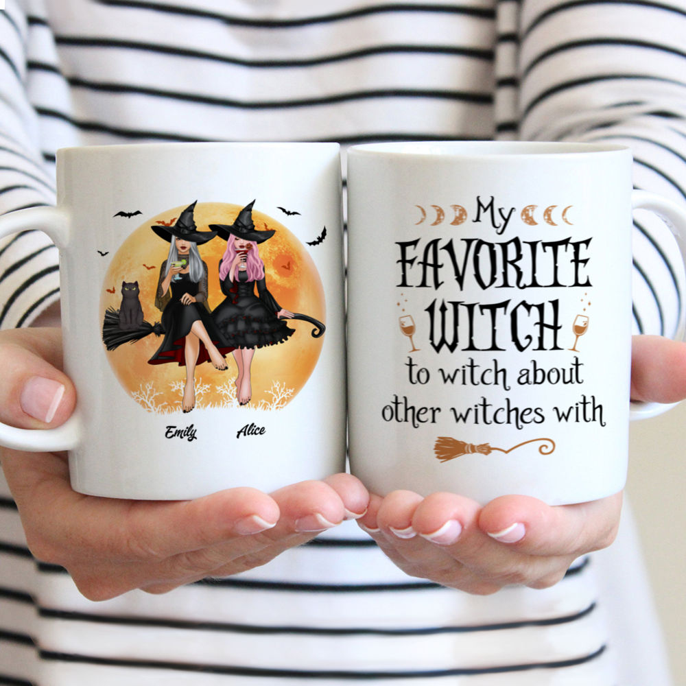 Personalized Mug - The Witch Club - My favorite witches to witch about other witches with (Friends Mug)_1