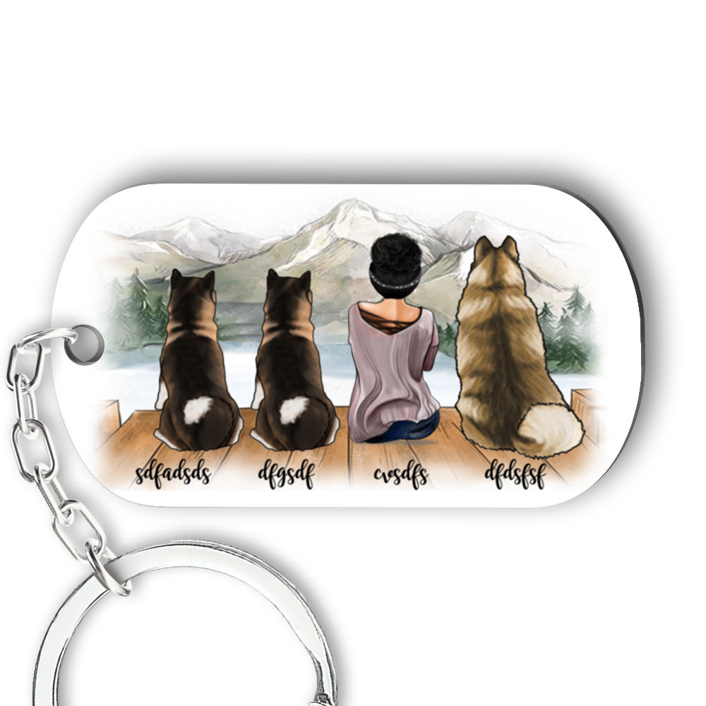 Personalized Keychain - Personalized - Personalized Keychain - Dog Mom - Fur Mama_1