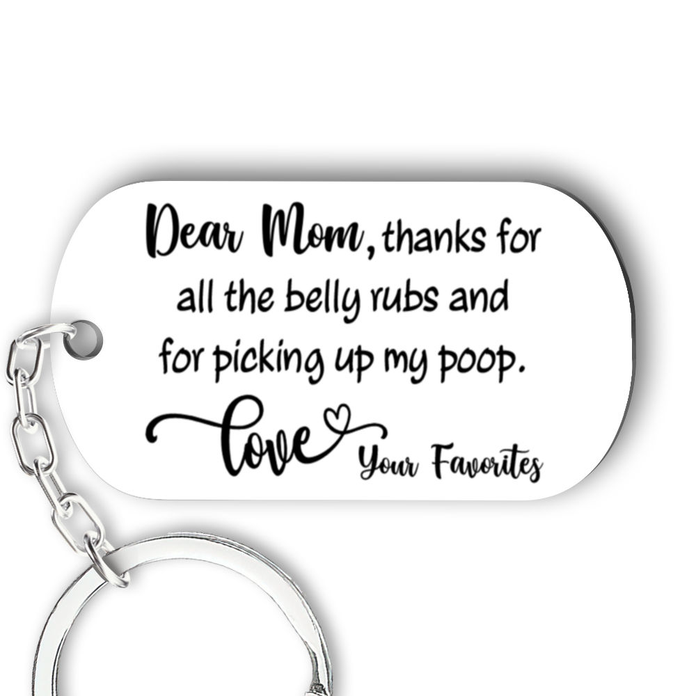 Personalized Keychain - Personalized - Personalized Keychain - Dog Mom - Fur Mama_2