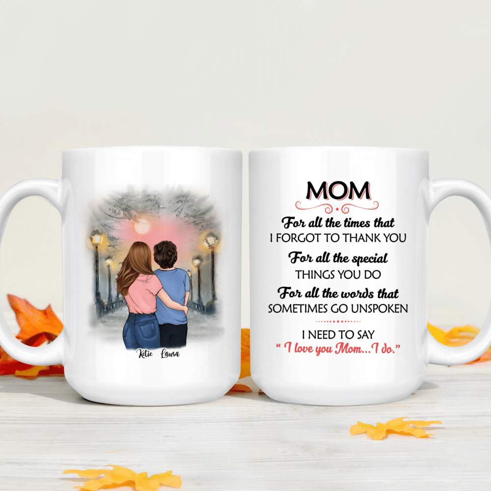 Bonus Mom Thank You Personalized Travel Mugs - PersonalFury