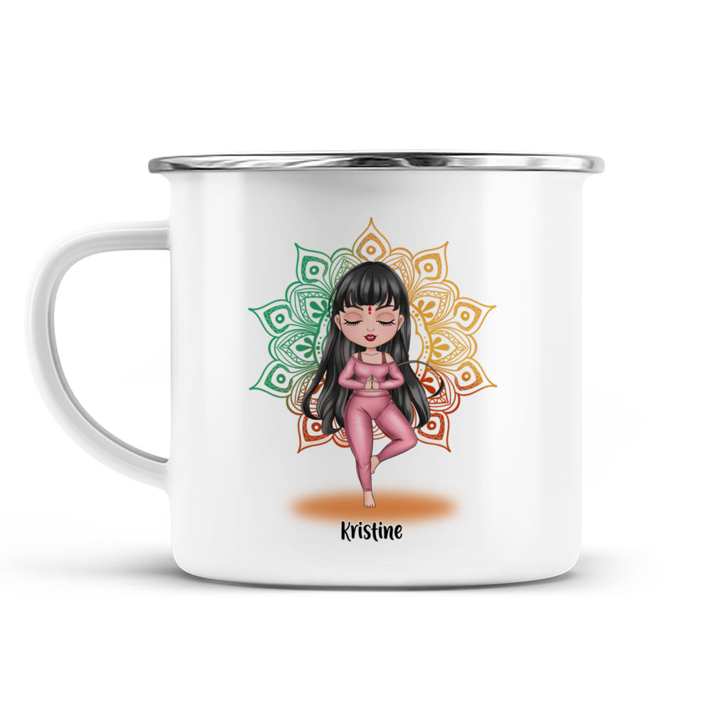 Personalized Mug - Yoga Chibi - I'm Not Sugar & Spice And