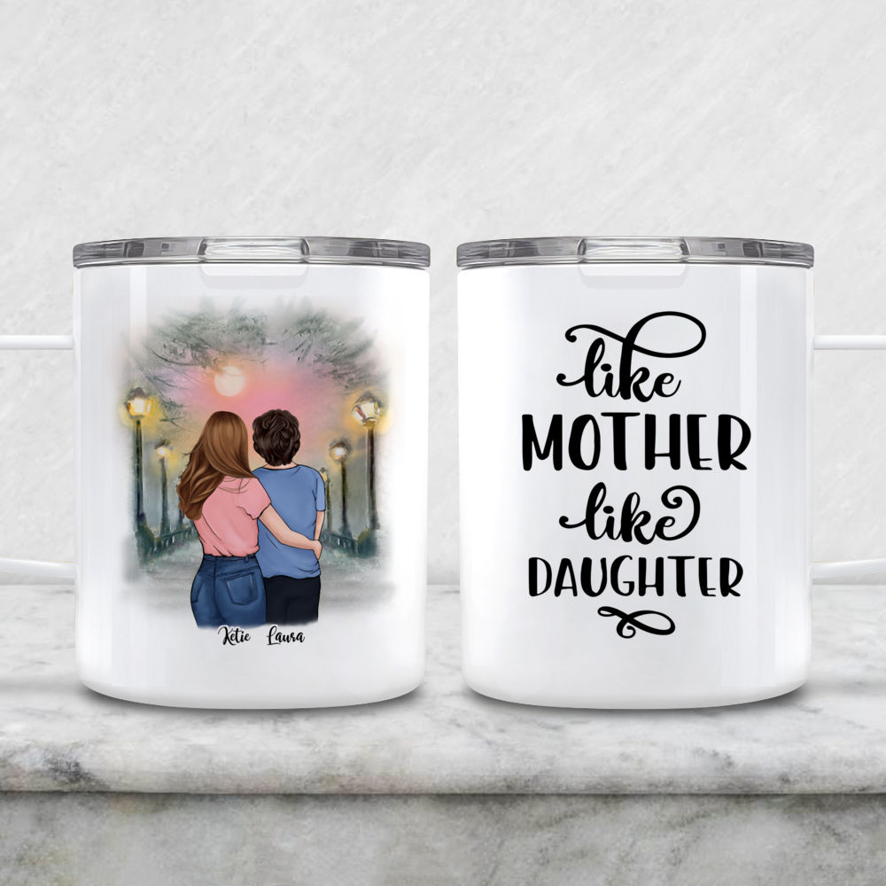 Like Mother Like Daughter, Personalized Coffee Mug, Mother's Day Gifts -  PersonalFury