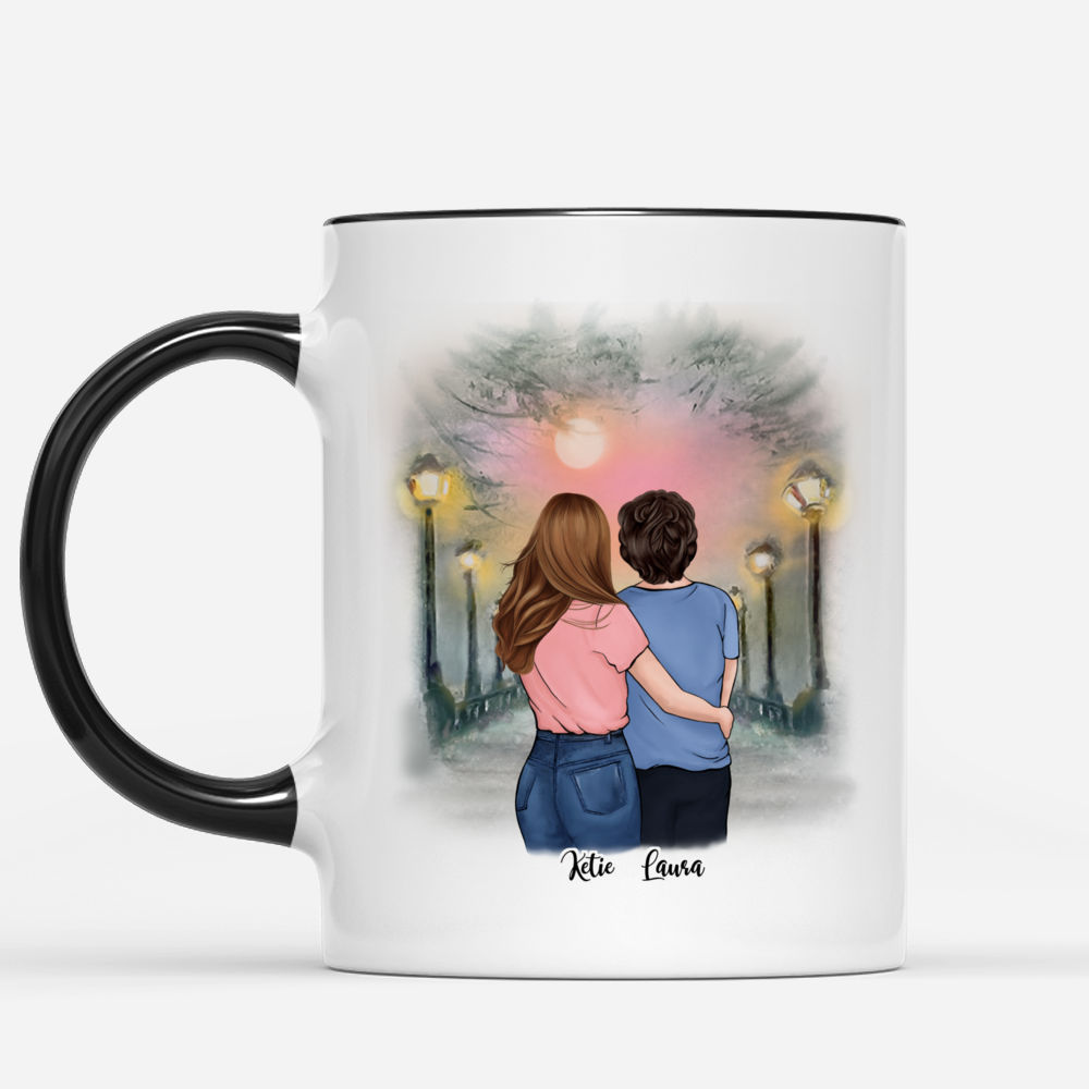 Daughter Mother Custom Family Mug - First My Mother, Forever My Friend_1