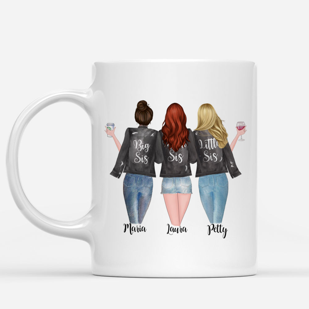 15 oz. Sublimation Mugs w/Matching Coasters for Sisters – TLC LTD.