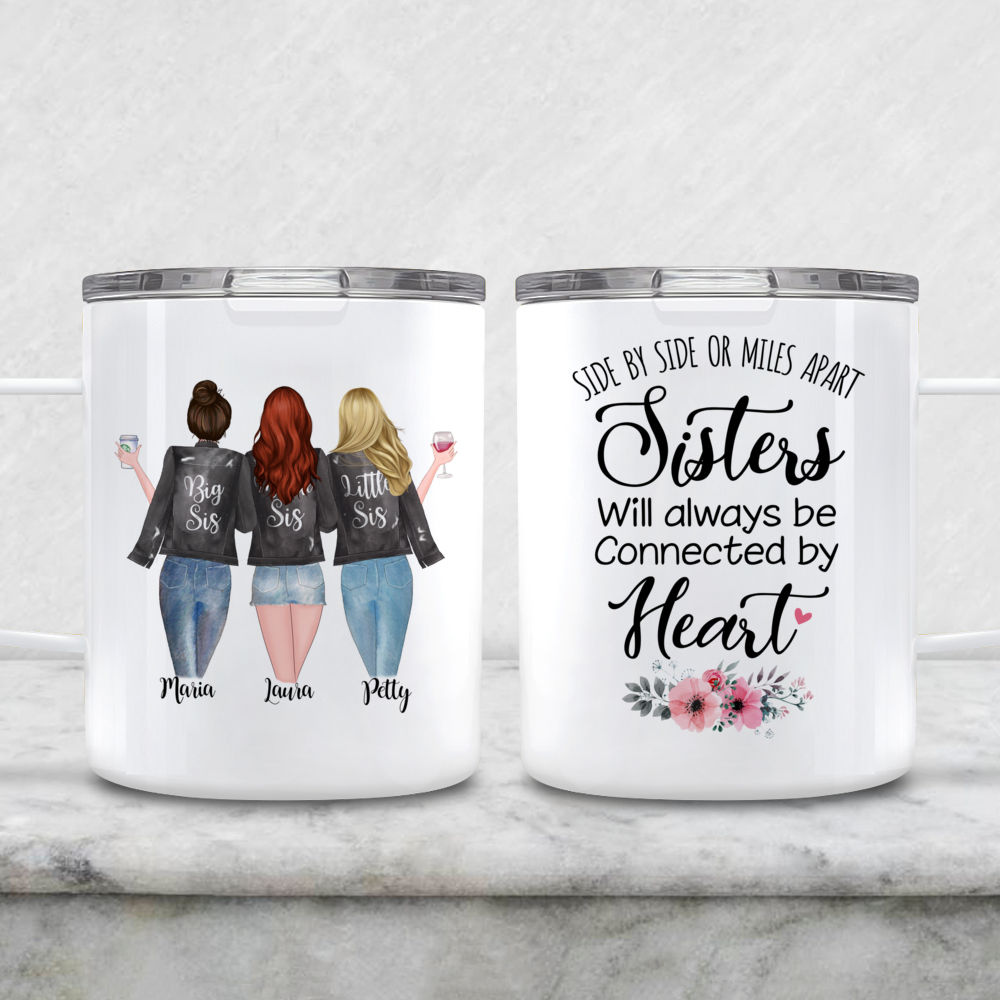 15 oz. Sublimation Mugs w/Matching Coasters for Sisters – TLC LTD.