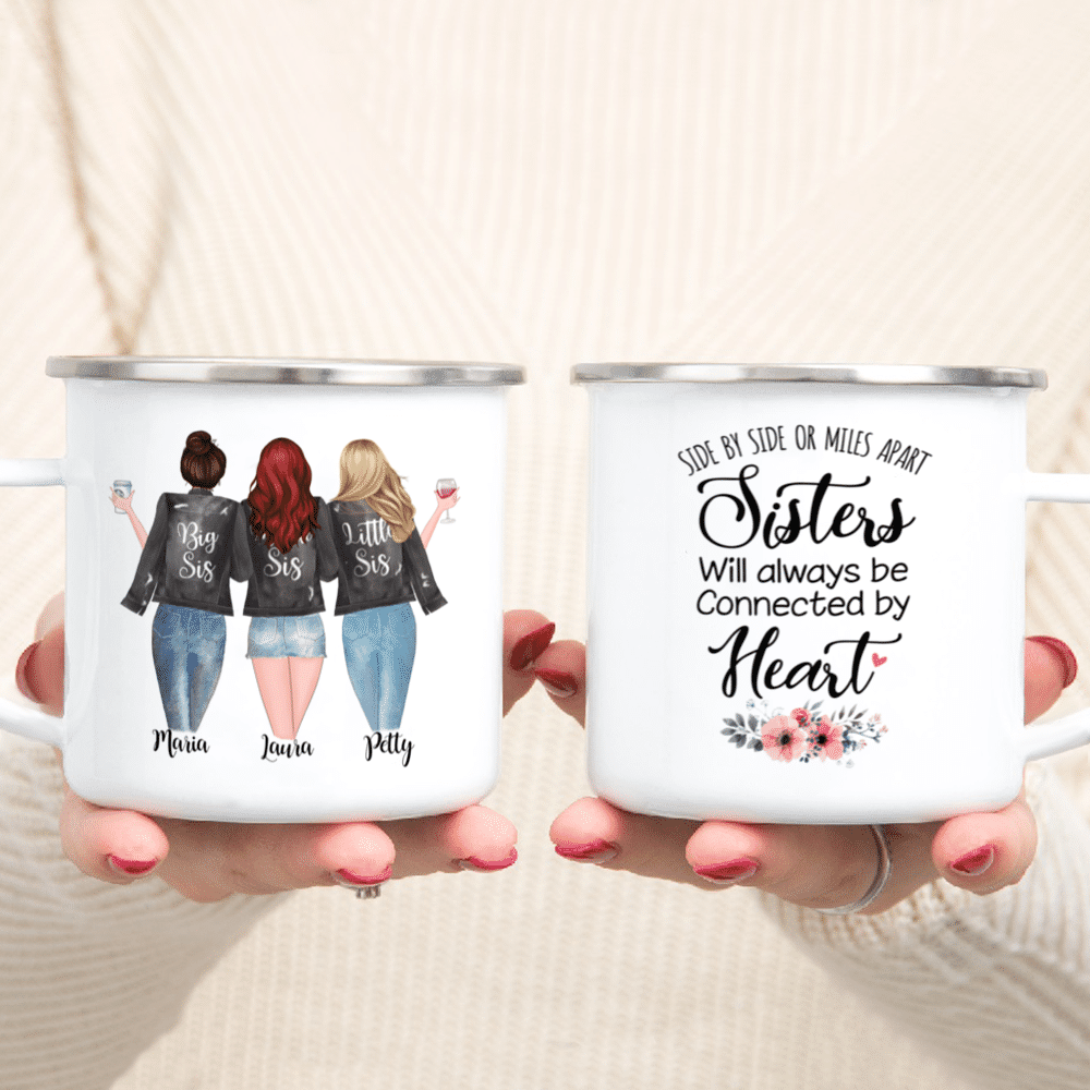 15 oz. Sublimation Mugs w/Matching Coasters for Sisters – TLC LTD.