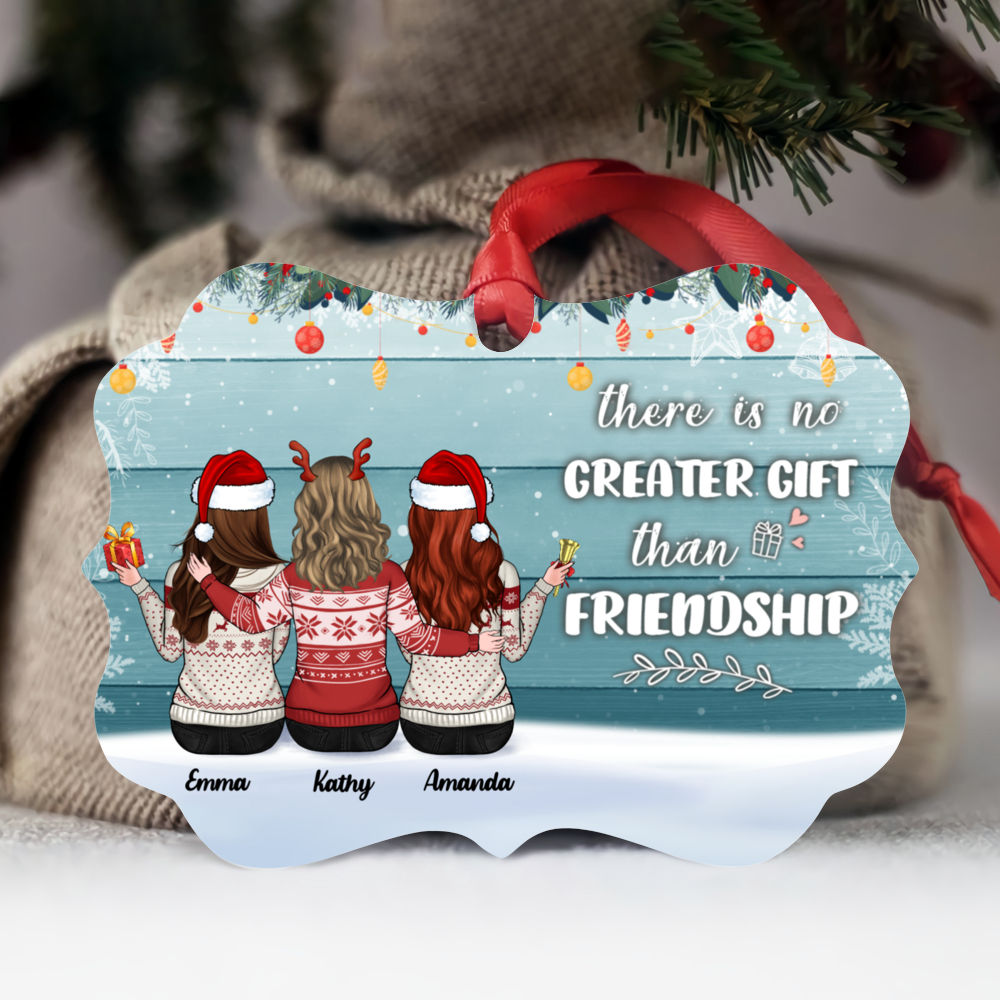 Personalized Ornament - Up to 5 Sisters - There is No Greater Gift than Sisters